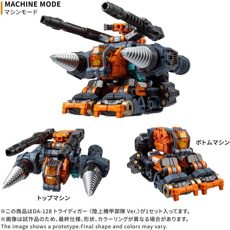 Takara Tomy Diaclone DA-128 Tridigger Armored Ground Unit Ver. Action Figure