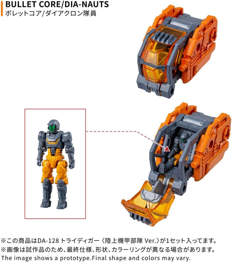 Takara Tomy Diaclone DA-128 Tridigger Armored Ground Unit Ver. Action Figure