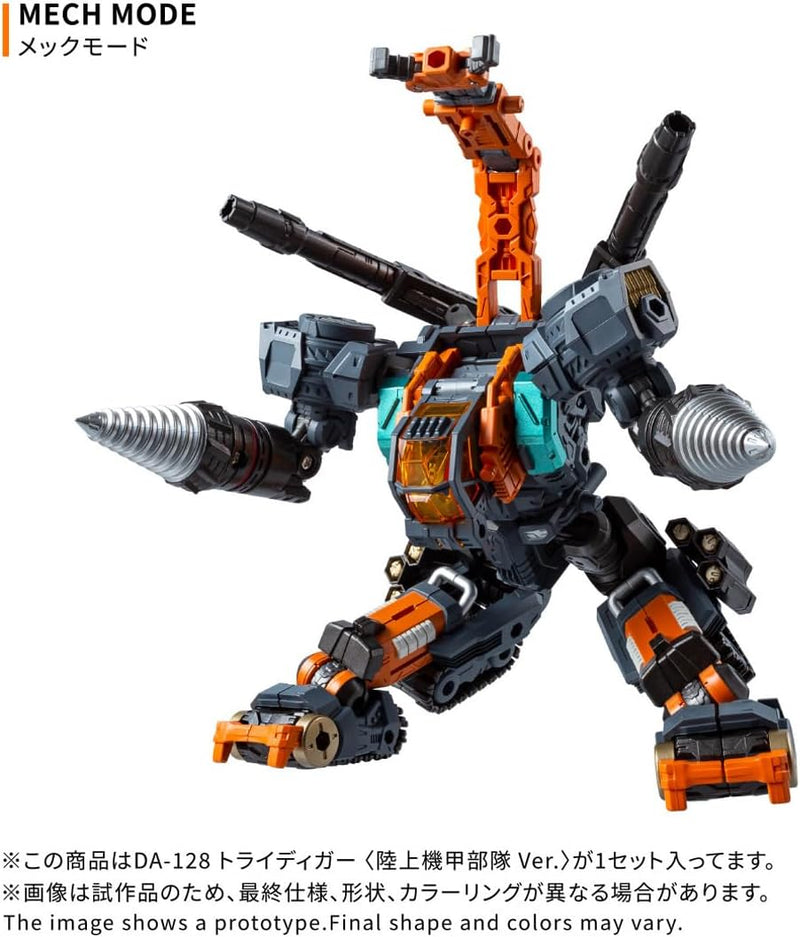 Takara Tomy Diaclone DA-128 Tridigger Armored Ground Unit Ver. Action Figure