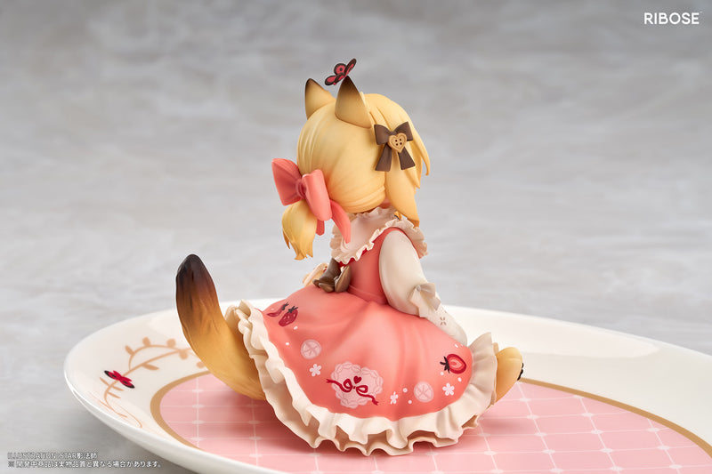 RIBOSE DLC Series Tea Time Cats Orange Cat Figure JAPAN OFFICIAL