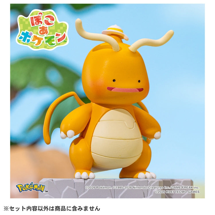 Moncolle Poco a Pokemon Collection Ditto Transformation Dragonite Figure JAPAN