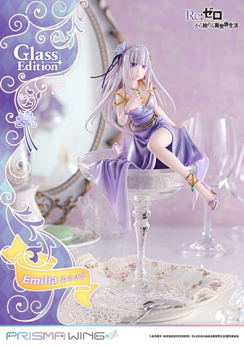 Prime 1 Studio PRISMA WING Re:ZERO Emilia Glass Edition 1/7 Figure JAPAN