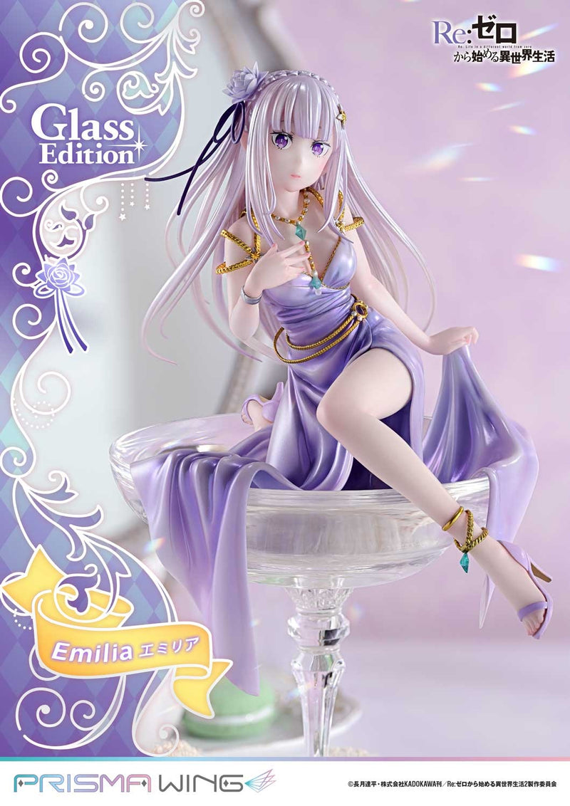 Prime 1 Studio PRISMA WING Re:ZERO Emilia Glass Edition 1/7 Figure JAPAN