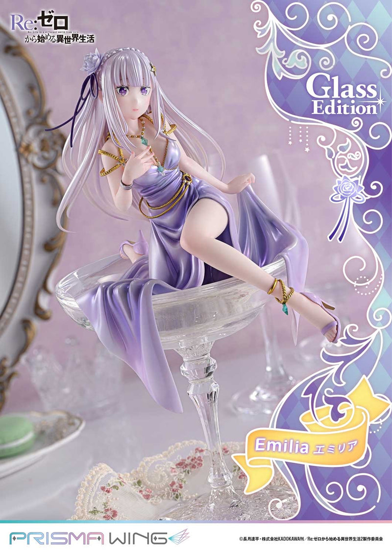 Prime 1 Studio PRISMA WING Re:ZERO Emilia Glass Edition 1/7 Figure JAPAN
