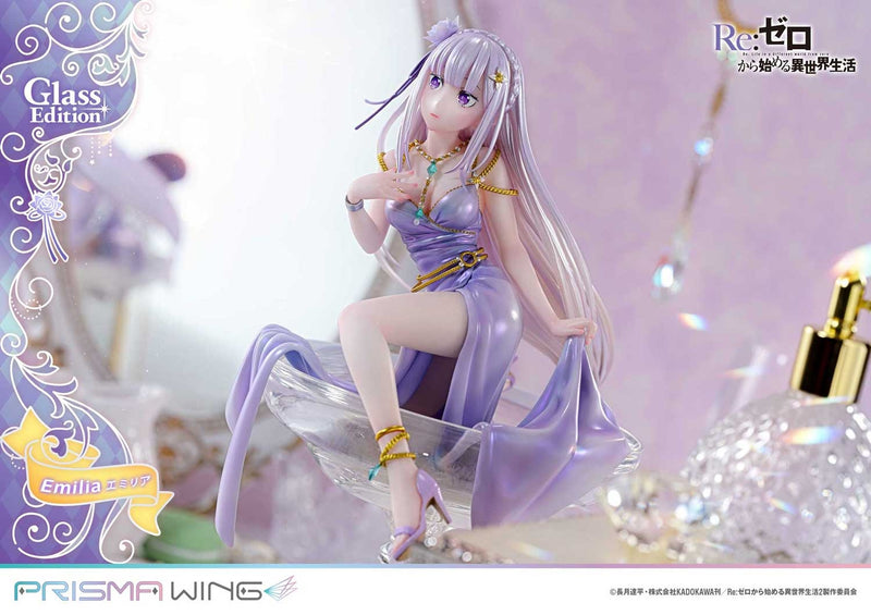 Prime 1 Studio PRISMA WING Re:ZERO Emilia Glass Edition 1/7 Figure JAPAN