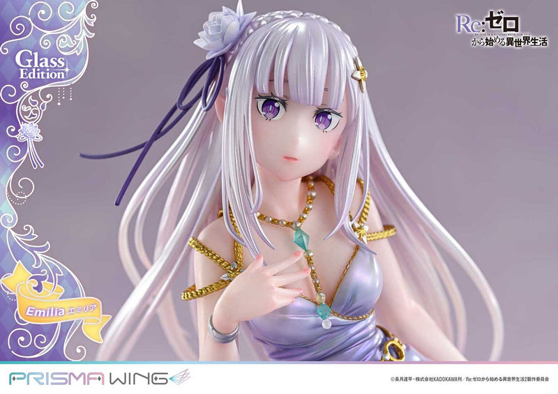Prime 1 Studio PRISMA WING Re:ZERO Emilia Glass Edition 1/7 Figure JAPAN