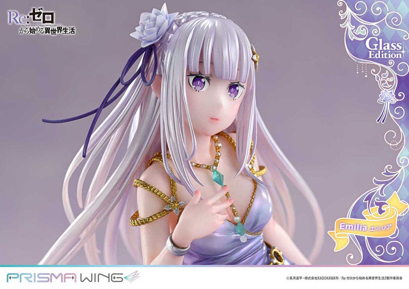 Prime 1 Studio PRISMA WING Re:ZERO Emilia Glass Edition 1/7 Figure JAPAN
