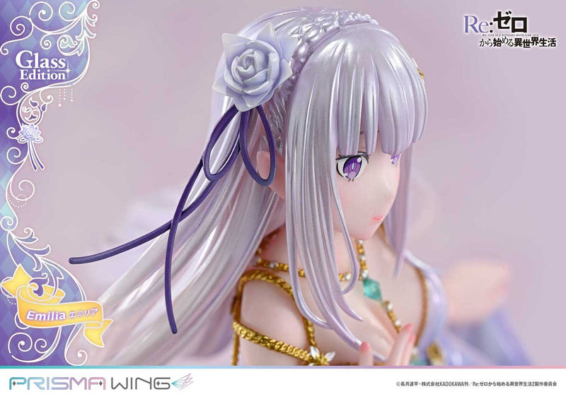 Prime 1 Studio PRISMA WING Re:ZERO Emilia Glass Edition 1/7 Figure JAPAN