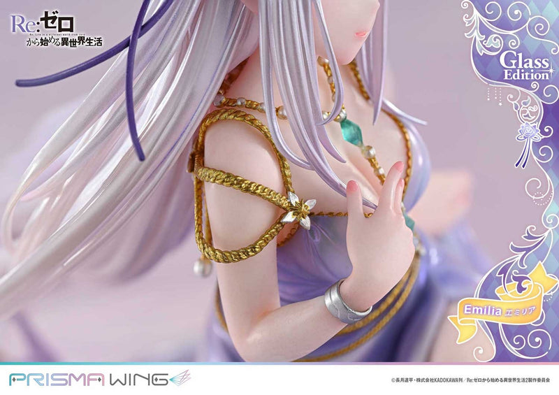 Prime 1 Studio PRISMA WING Re:ZERO Emilia Glass Edition 1/7 Figure JAPAN