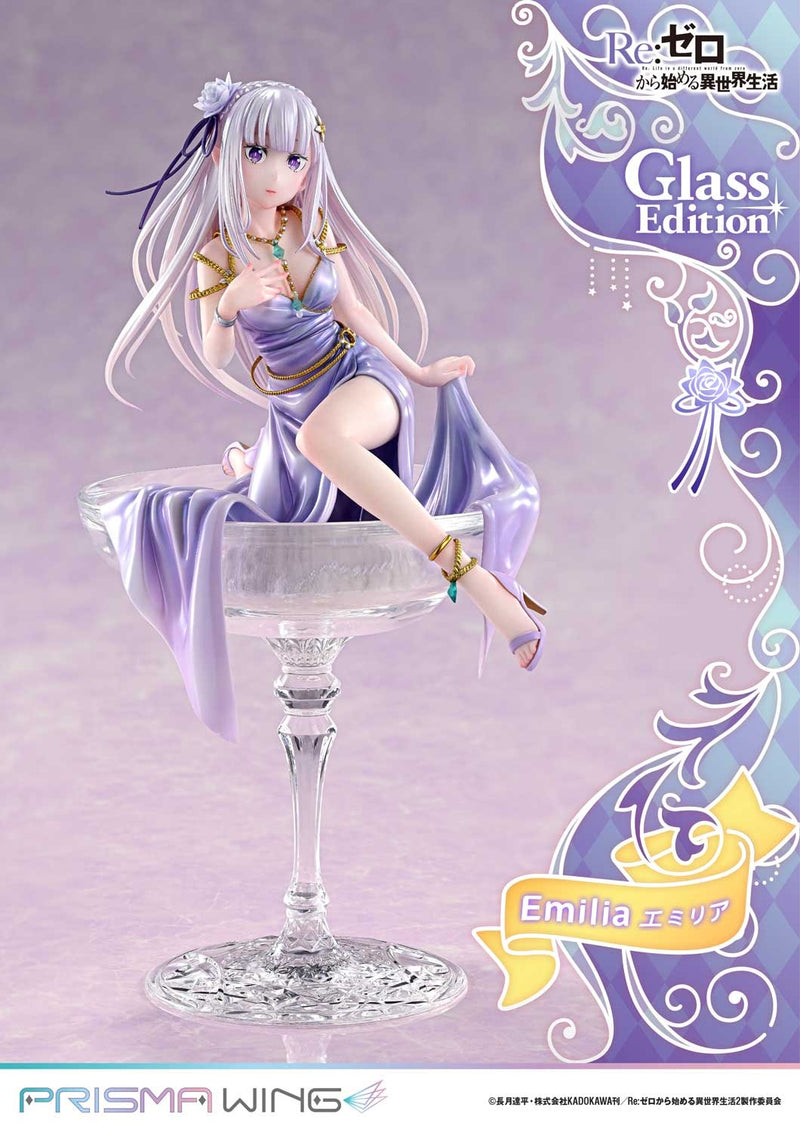 Prime 1 Studio PRISMA WING Re:ZERO Emilia Glass Edition 1/7 Figure JAPAN