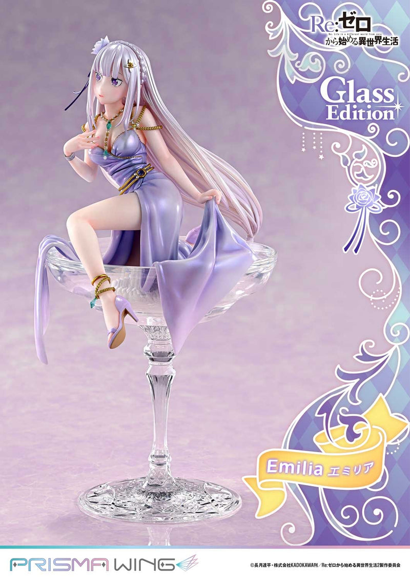 Prime 1 Studio PRISMA WING Re:ZERO Emilia Glass Edition 1/7 Figure JAPAN