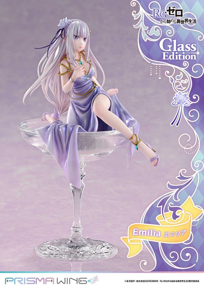 Prime 1 Studio PRISMA WING Re:ZERO Emilia Glass Edition 1/7 Figure JAPAN