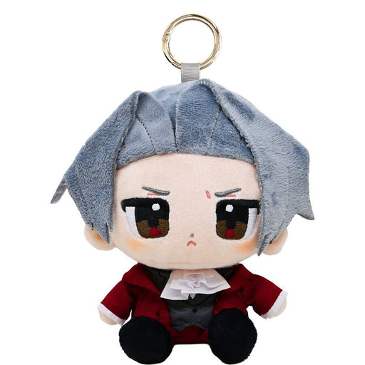 Capcom Chibi Cap Carabiner Plush Ace Attorney Miles Edgeworth JAPAN OFFICIAL
