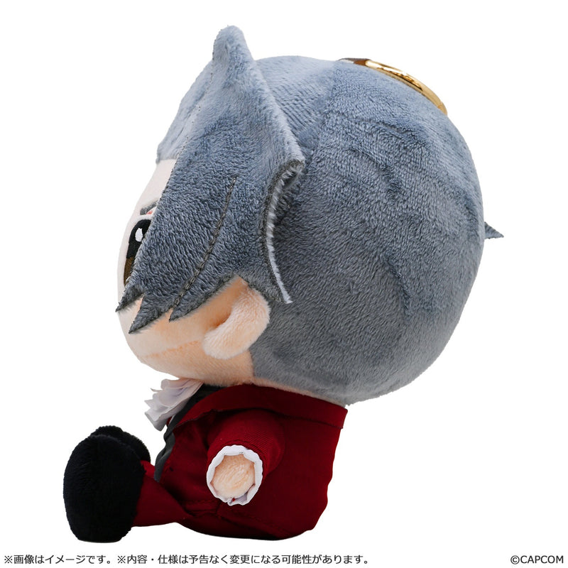 Capcom Chibi Cap Carabiner Plush Ace Attorney Miles Edgeworth JAPAN OFFICIAL