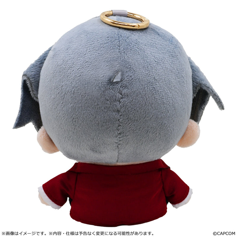 Capcom Chibi Cap Carabiner Plush Ace Attorney Miles Edgeworth JAPAN OFFICIAL