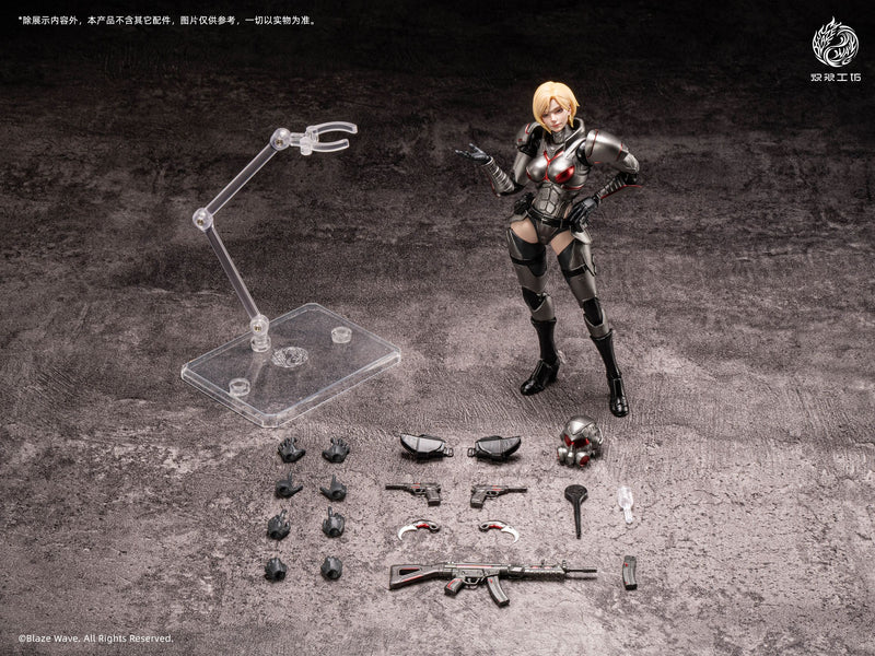 Blaze Wave Studio Walkure Brunhild 1/12 Action Figure JAPAN OFFICIAL