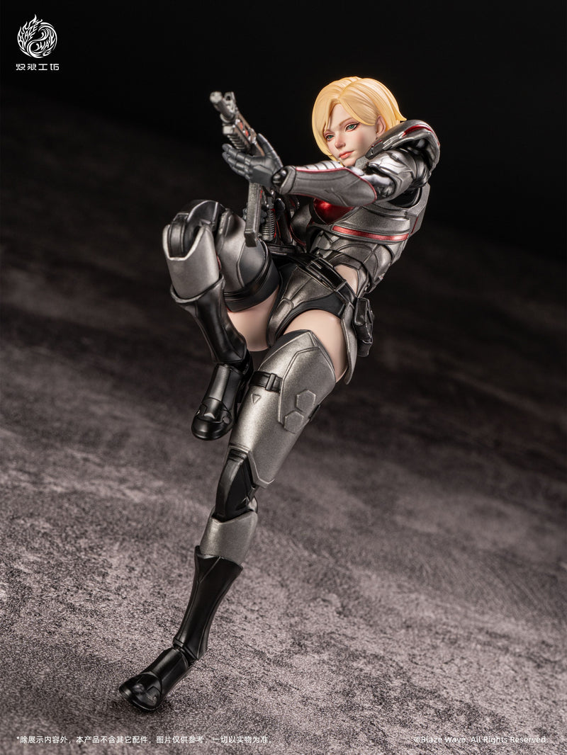 Blaze Wave Studio Walkure Brunhild 1/12 Action Figure JAPAN OFFICIAL