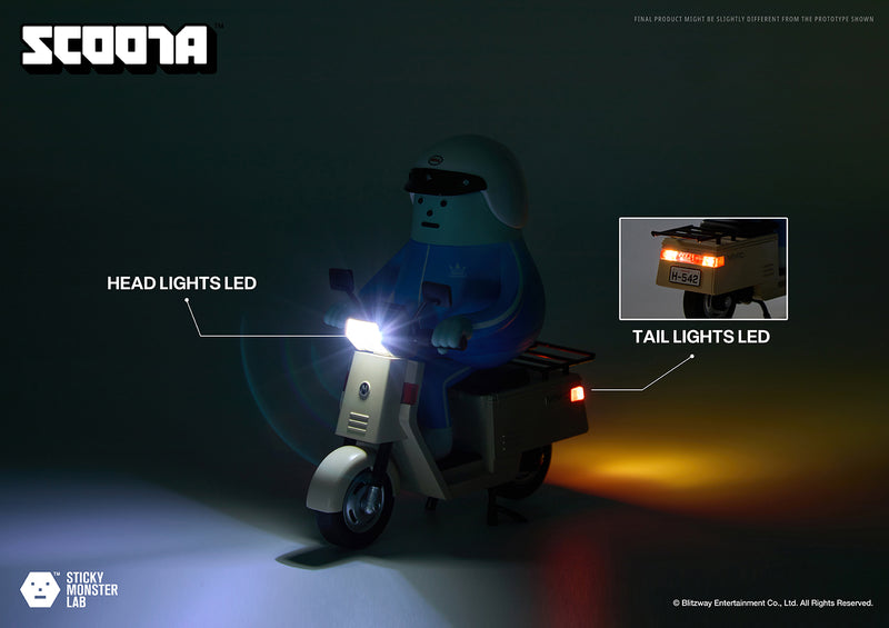 Blitzway Sticky Monster Lab Vehicle MMC Scoota Figure JAPAN OFFICIAL