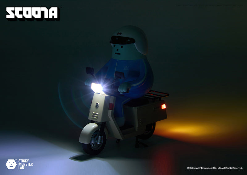 Blitzway Sticky Monster Lab Vehicle MMC Scoota Figure JAPAN OFFICIAL
