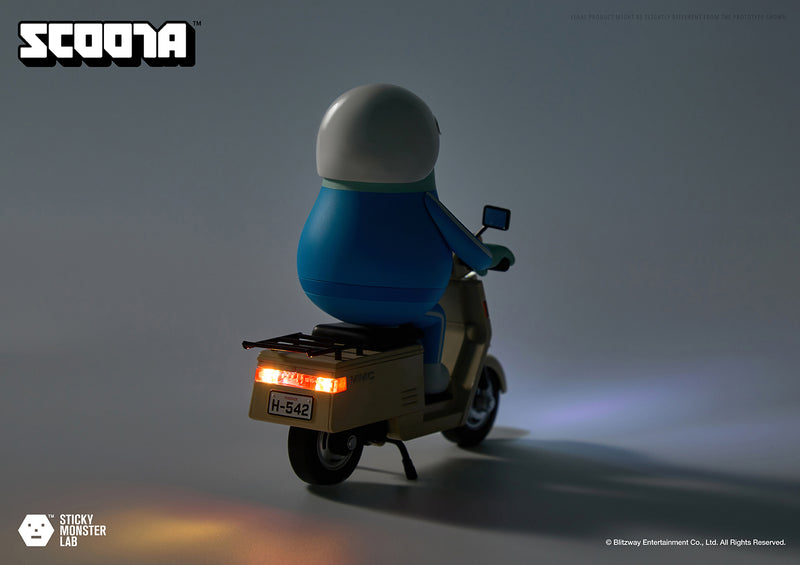 Blitzway Sticky Monster Lab Vehicle MMC Scoota Figure JAPAN OFFICIAL