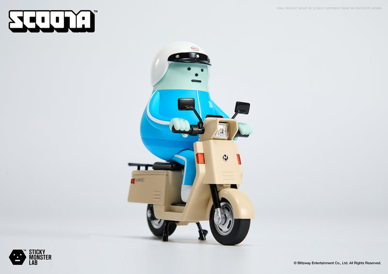 Blitzway Sticky Monster Lab Vehicle MMC Scoota Figure JAPAN OFFICIAL