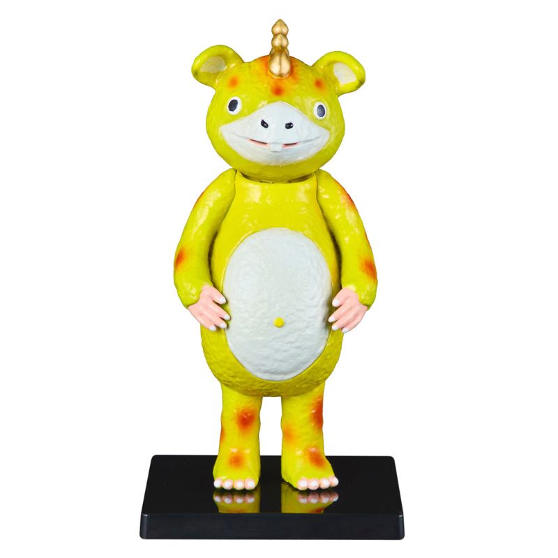 HEAD BULL Tokusatsu Series Kaiju Booska Booska Bobbing Doll Yellow Ver. JAPAN