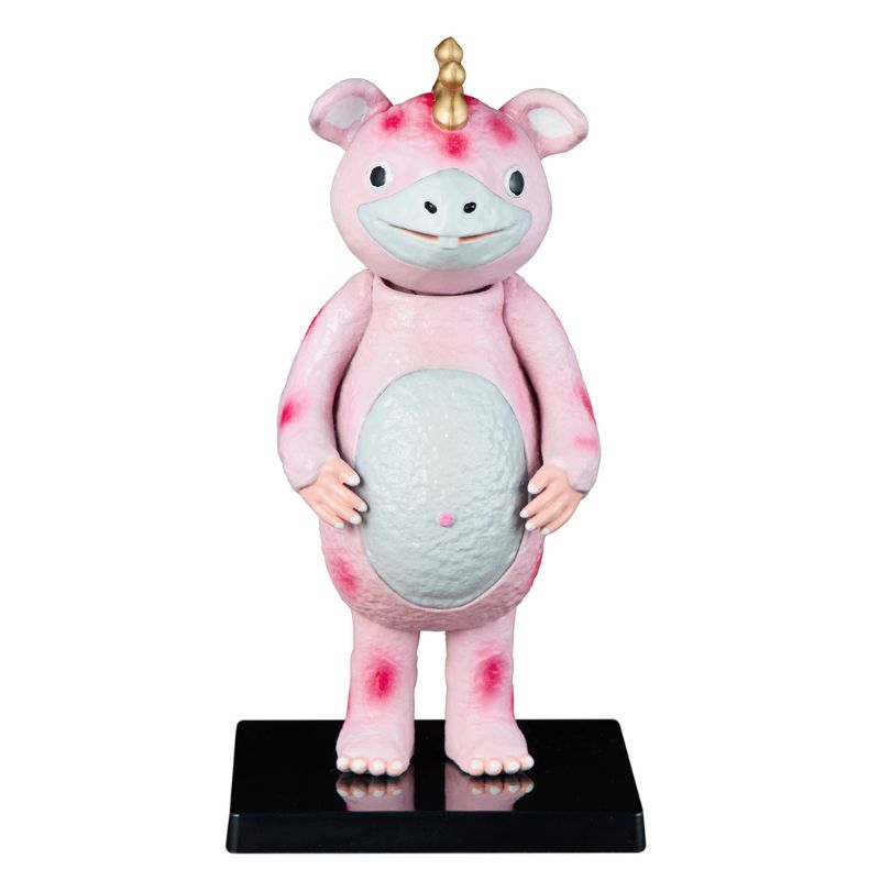 HEAD BULL Tokusatsu Series Kaiju Booska Booska Bobbing Doll Pink Ver. JAPAN