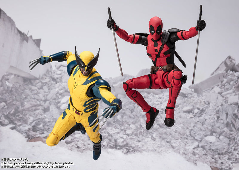 BANDAI S.H.Figuarts Deadpool e Wolverine Deadpool Action Figure UFFICIALE GIAPPONE