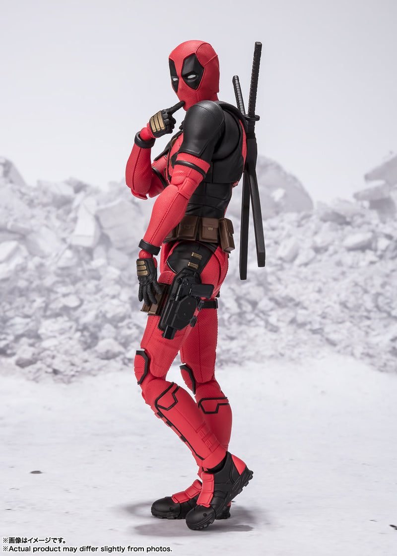 BANDAI S.H.Figuarts Deadpool e Wolverine Deadpool Action Figure UFFICIALE GIAPPONE