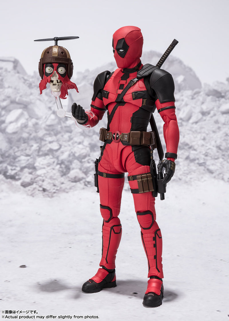 BANDAI S.H.Figuarts Deadpool e Wolverine Deadpool Action Figure UFFICIALE GIAPPONE