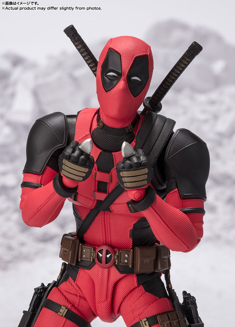 BANDAI S.H.Figuarts Deadpool e Wolverine Deadpool Action Figure UFFICIALE GIAPPONE
