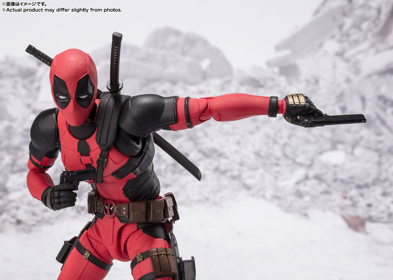 BANDAI S.H.Figuarts Deadpool e Wolverine Deadpool Action Figure UFFICIALE GIAPPONE