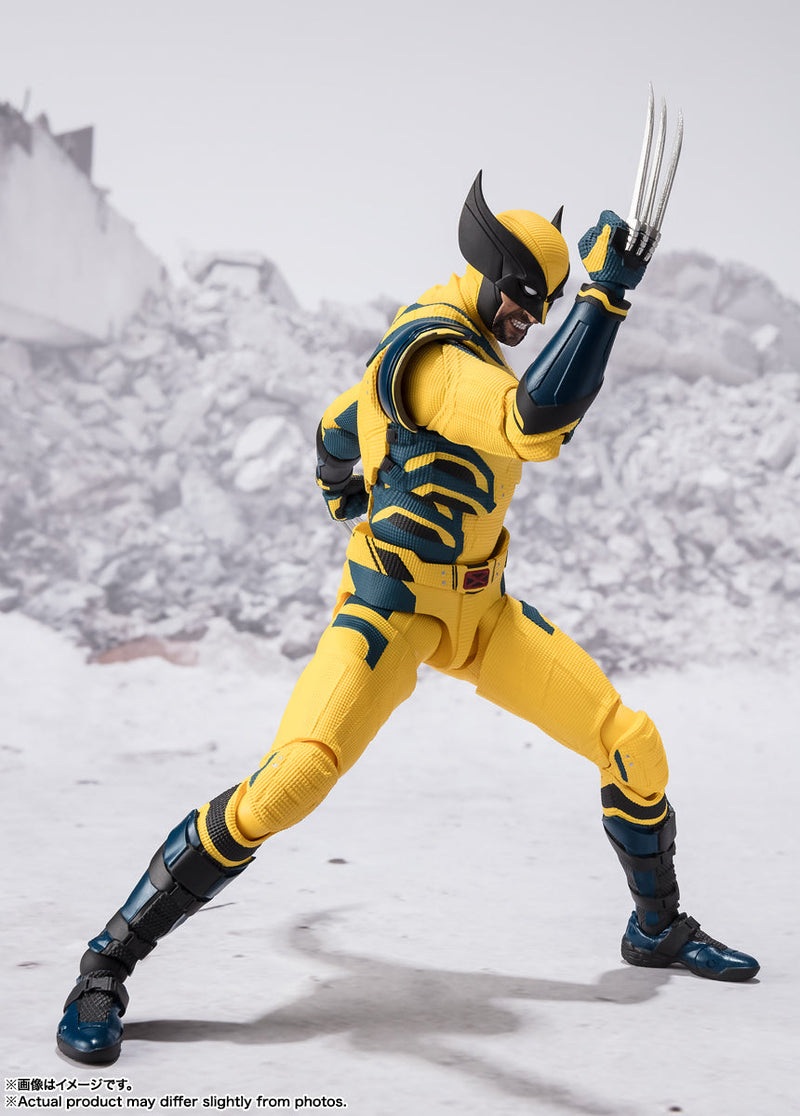 BANDAI S.H.Figuarts Deadpool e Wolverine Wolverine Action Figure UFFICIALE GIAPPONE