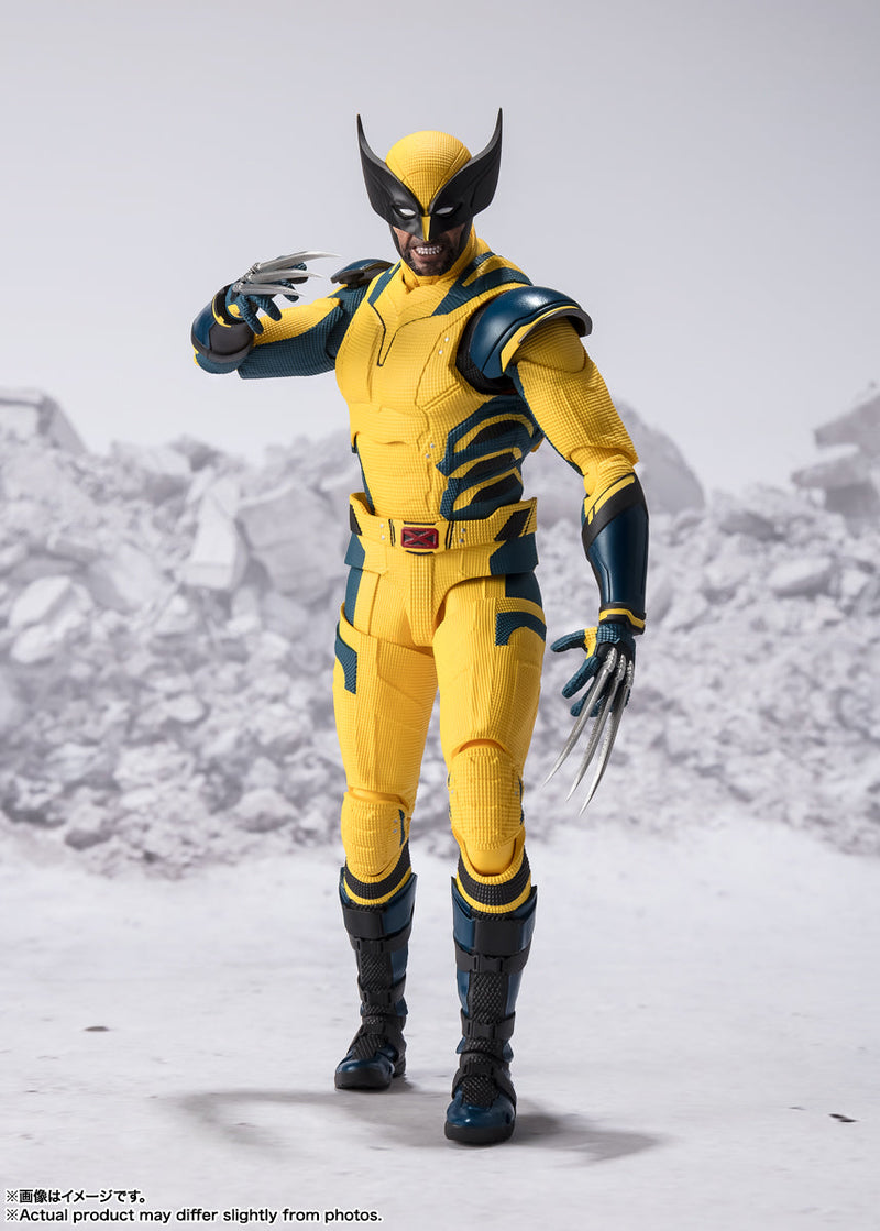 BANDAI S.H.Figuarts Deadpool e Wolverine Wolverine Action Figure UFFICIALE GIAPPONE