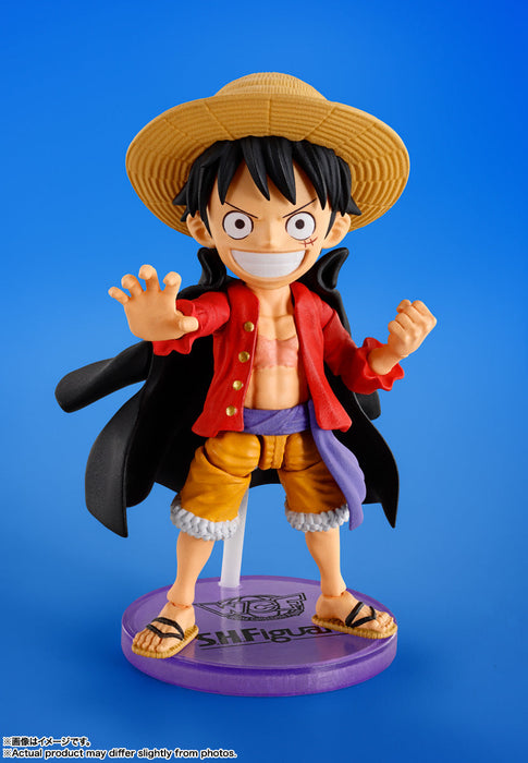 BANDAI World Collectable Figure x S.H.Figuarts ONE PIECE Monkey D. Luffy JAPAN