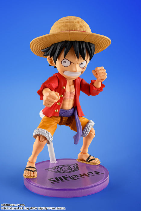 BANDAI World Collectable Figure x S.H.Figuarts ONE PIECE Monkey D. Luffy JAPAN