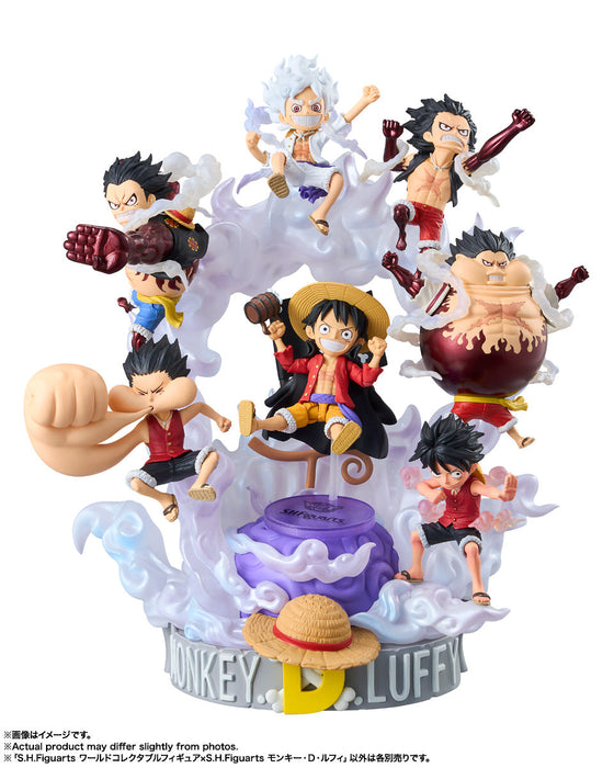 BANDAI World Collectable Figure x S.H.Figuarts ONE PIECE Monkey D. Luffy JAPAN