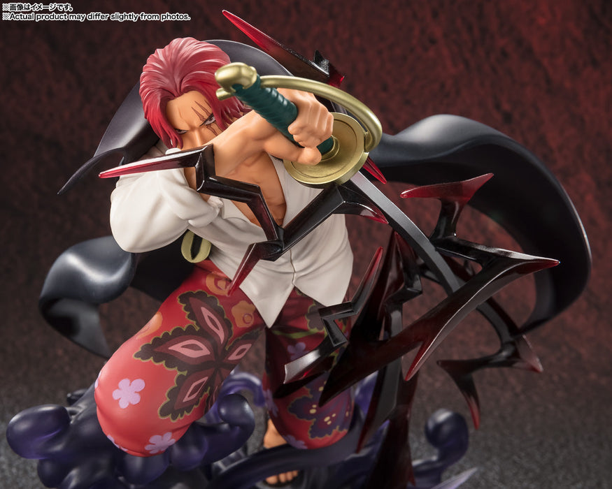 BANDAI Figuarts ZERO Super Fierce Battle ONE PIECE Shanks Kamusari Figure JAPAN