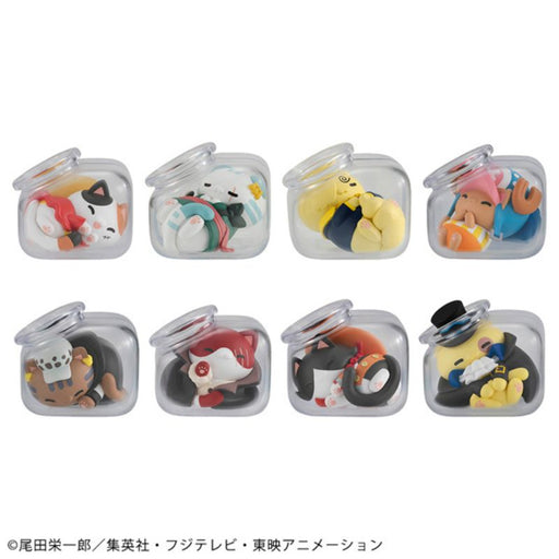 MEGA CAT PROJECT ONE PIECE Oyasumi Nyan Piece Nya-n! Edition 8Pack BOX Figure