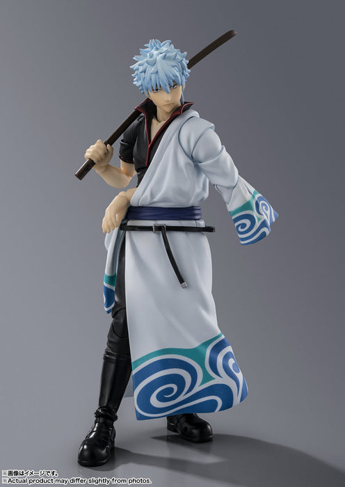 BANDAI S.H.Figuarts Gintama Gintoki Sakata Action Figure JAPAN OFFICIAL