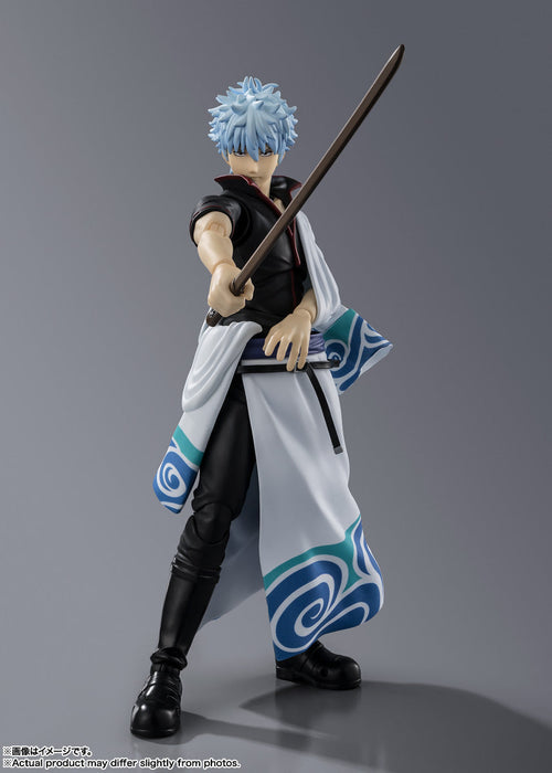 BANDAI S.H.Figuarts Gintama Gintoki Sakata Action Figure JAPAN OFFICIAL