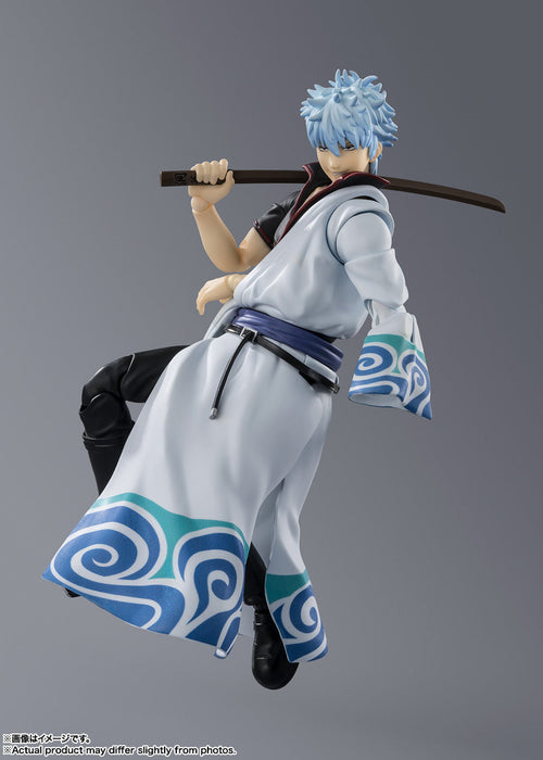 BANDAI S.H.Figuarts Gintama Gintoki Sakata Action Figure JAPAN OFFICIAL