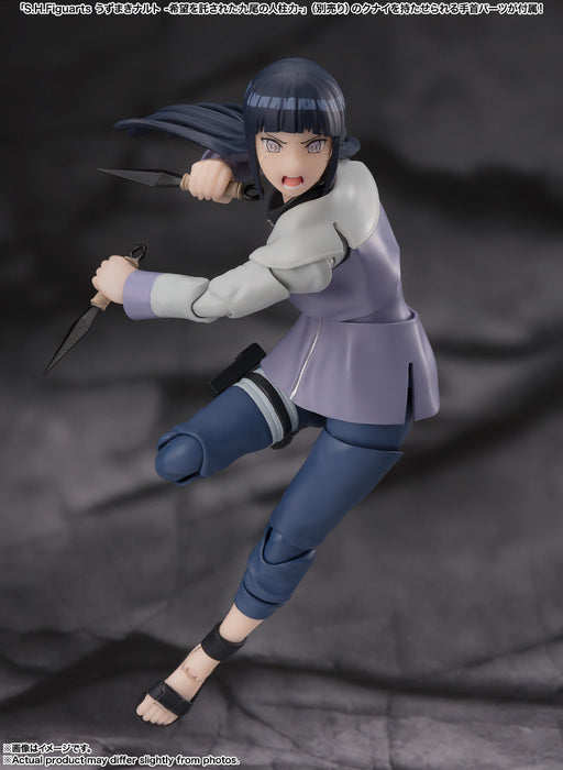 BANDAI S.H.Figuarts NARUTO Shippuden Hinata Hyuga Noble White Eyes Action Figure