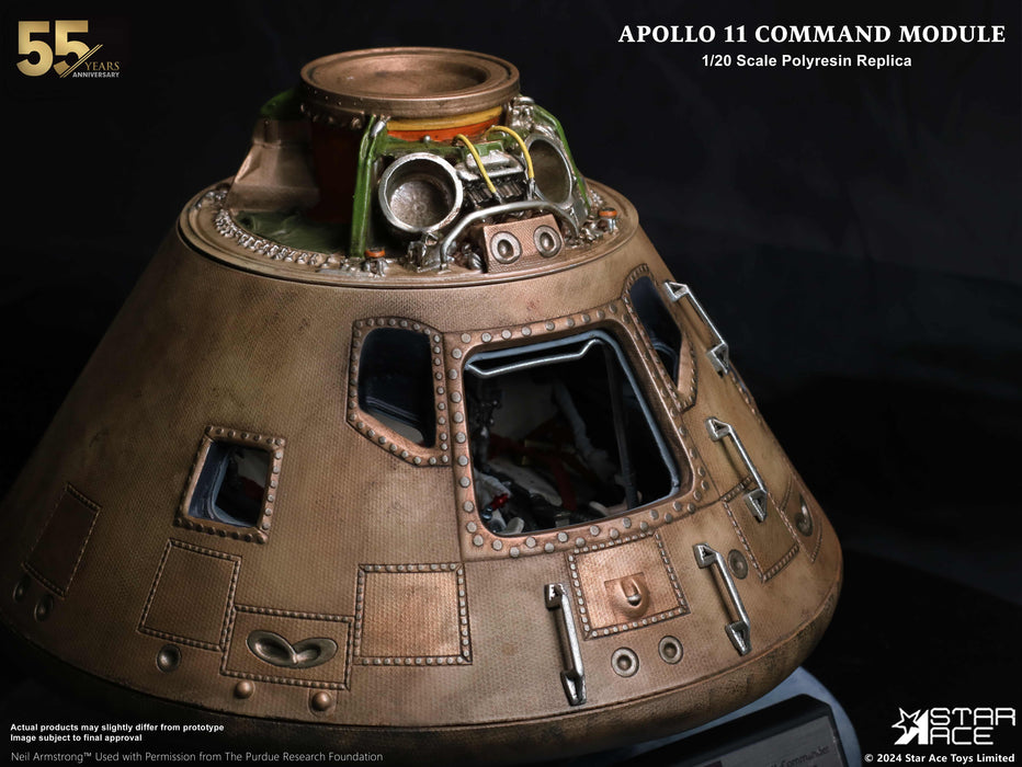 Star Ace Toys Apollo 11 Command Module Polyresin Replica 1/20 Figure JAPAN