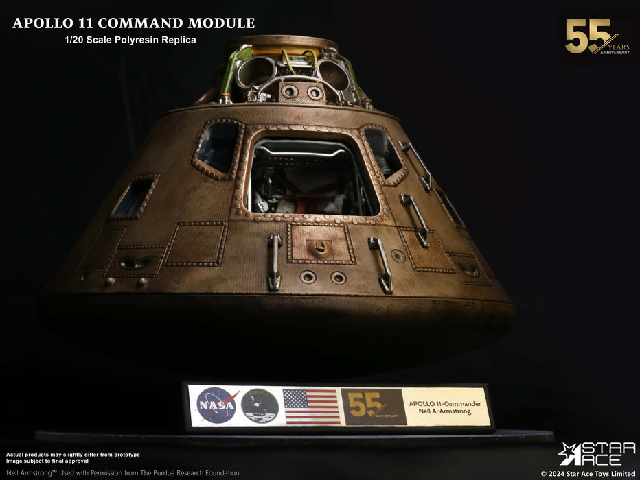 Star Ace Toys Apollo 11 Command Module Polyresin Replica 1/20 Figure JAPAN