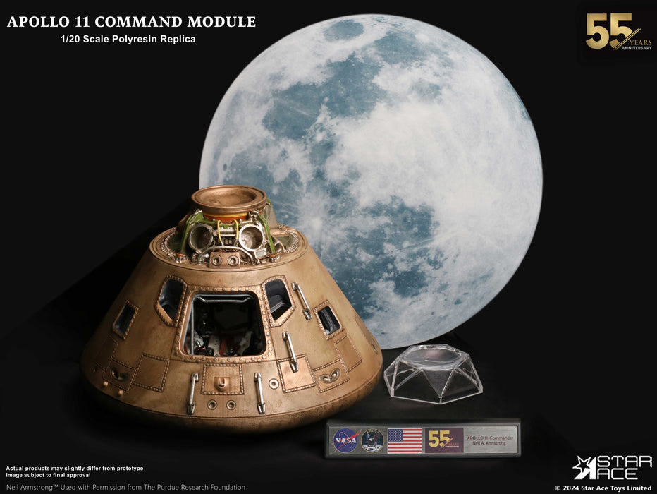 Star Ace Toys Apollo 11 Command Module Polyresin Replica Deluxe Ver. 1/20 Figure