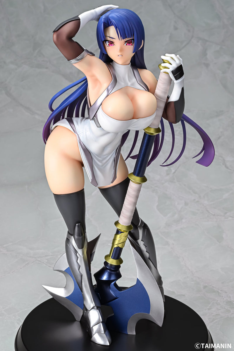 Q-Six Taimanin RPGX Awaki Wakamurasaki Yatsu Murasaki 1/6 Figura OFICIAL DE JAPÓN