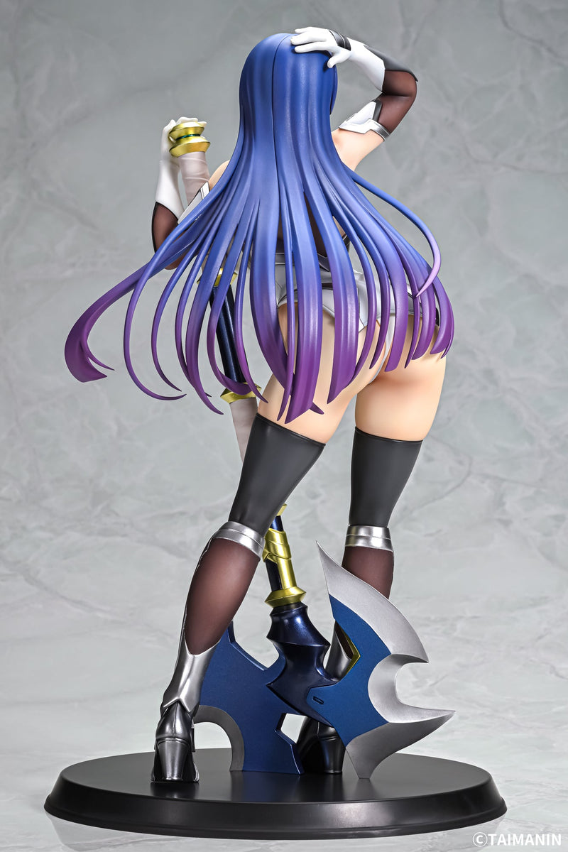 Q-Six Taimanin RPGX Awaki Wakamurasaki Yatsu Murasaki 1/6 Figura OFICIAL DE JAPÓN