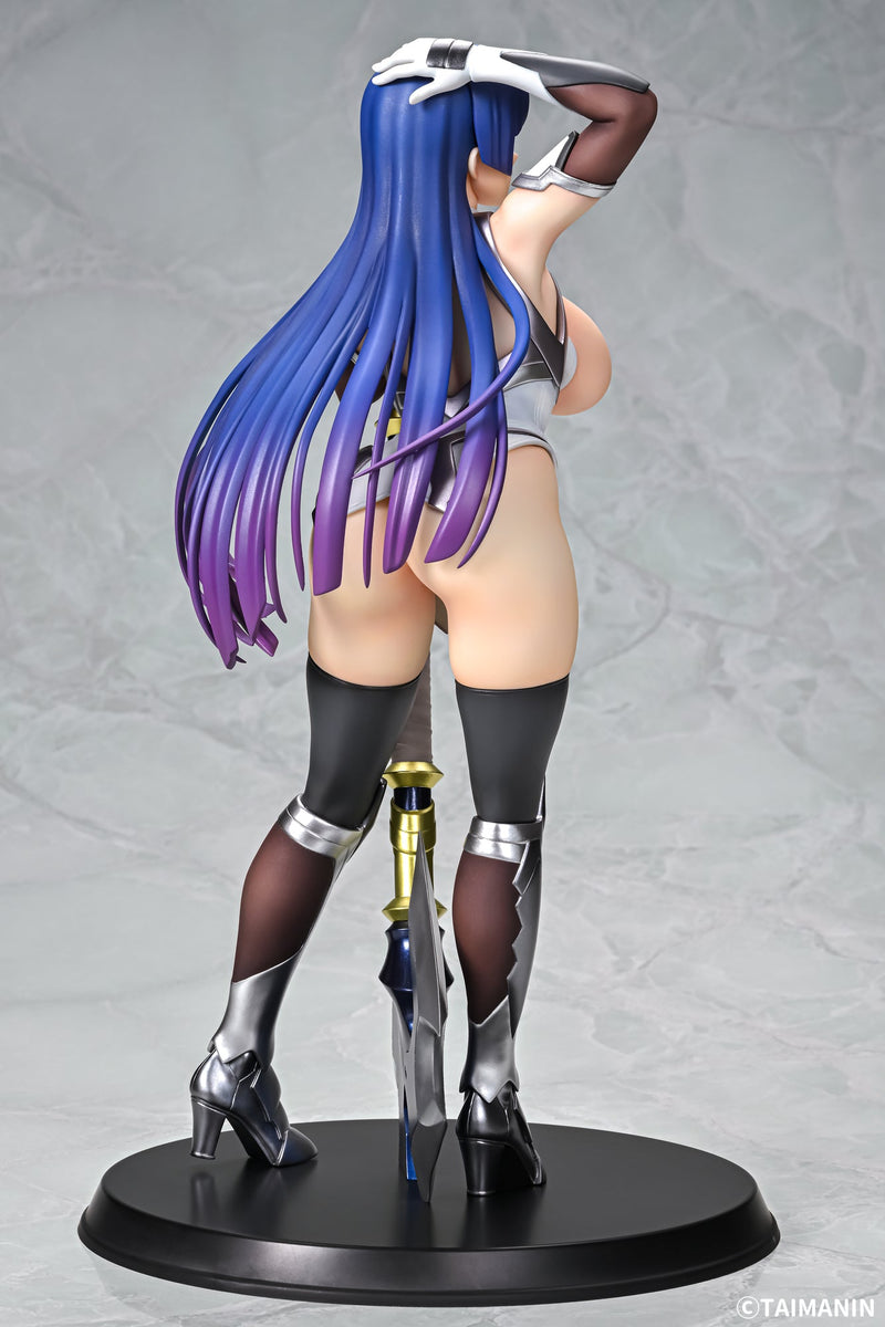 Q-Six Taimanin RPGX Awaki Wakamurasaki Yatsu Murasaki 1/6 Figura OFICIAL DE JAPÓN