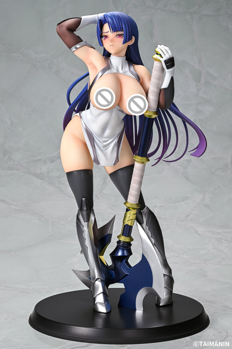 Q-Six Taimanin RPGX Awaki Wakamurasaki Yatsu Murasaki 1/6 Figura OFICIAL DE JAPÓN